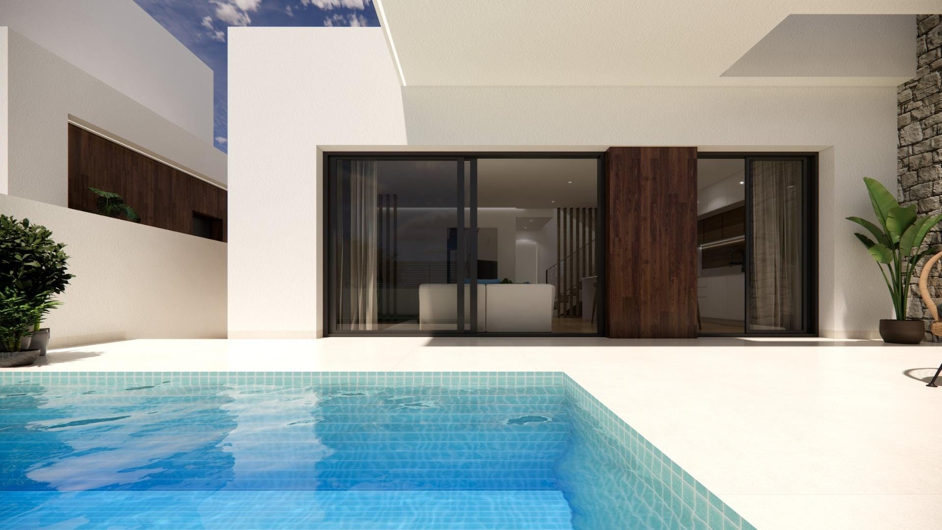 New-Build-Semi-detached-villas-in-Dolores-13 Moderne Neubau-Doppelhaushälfte mit 3 Schlafzimmern und privatem Pool zum Verkauf in Dolores