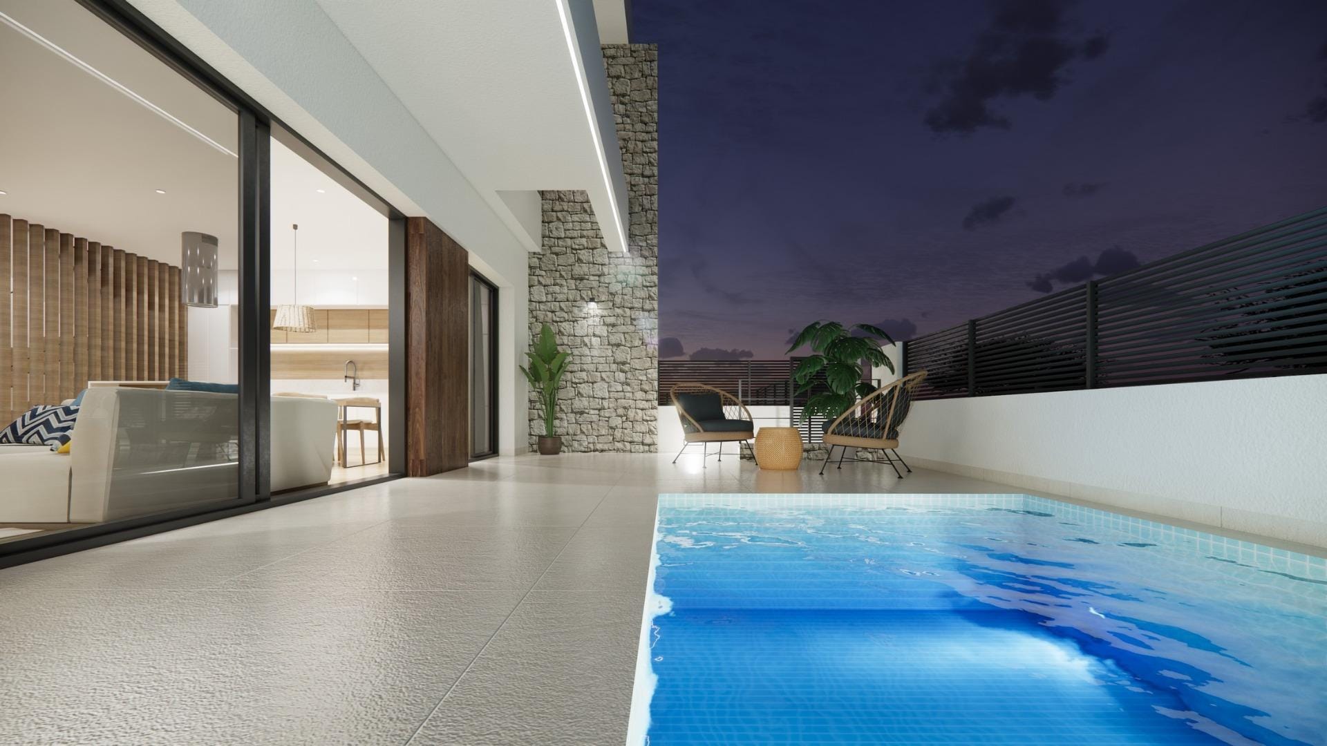 New-Build-Semi-detached-villas-in-Dolores-17 Moderne Neubau-Doppelhaushälfte mit 3 Schlafzimmern und privatem Pool zum Verkauf in Dolores