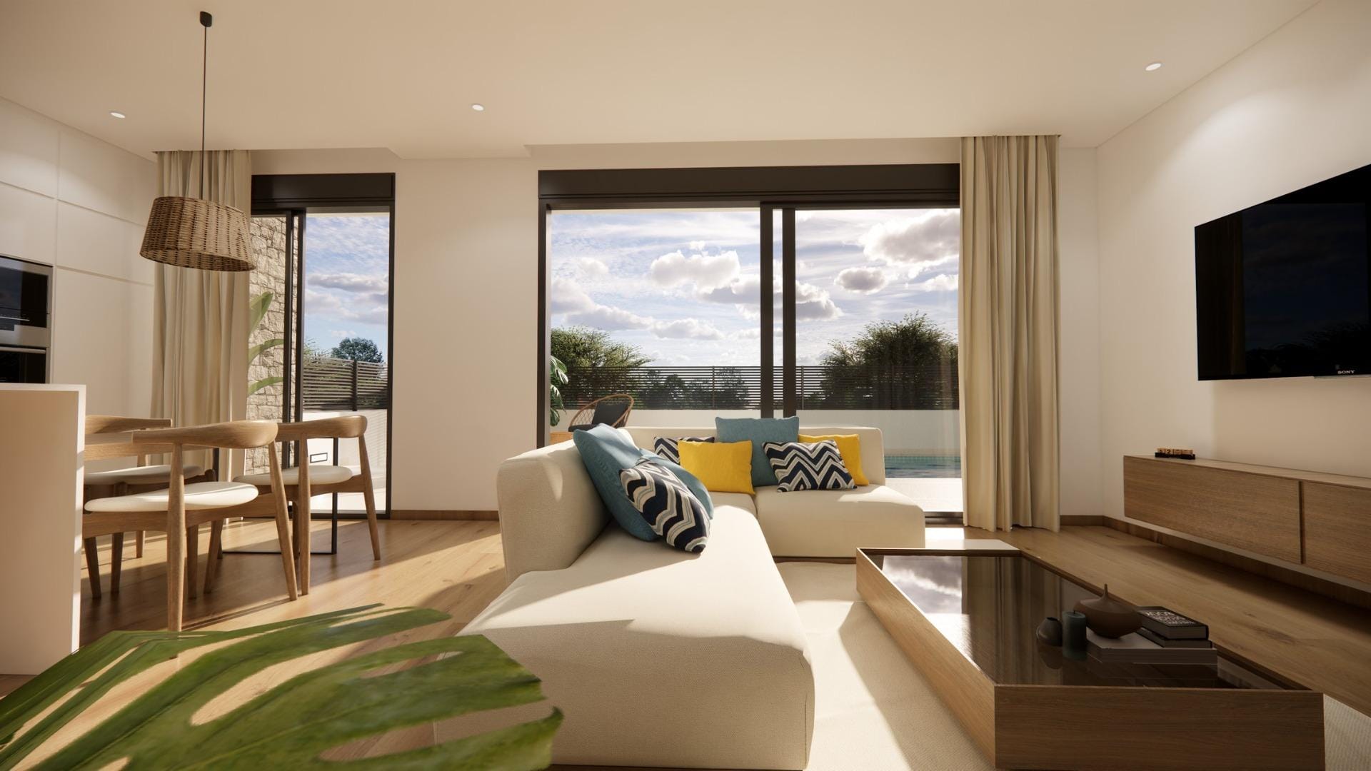 New-Build-Semi-detached-villas-in-Dolores-18 Moderne Neubau-Doppelhaushälfte mit 3 Schlafzimmern und privatem Pool zum Verkauf in Dolores