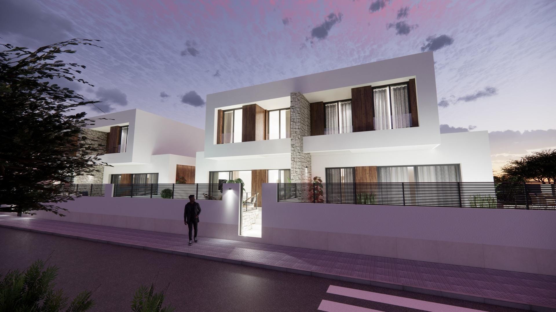New-Build-Semi-detached-villas-in-Dolores-2 Moderne Neubau-Doppelhaushälfte mit 3 Schlafzimmern und privatem Pool zum Verkauf in Dolores