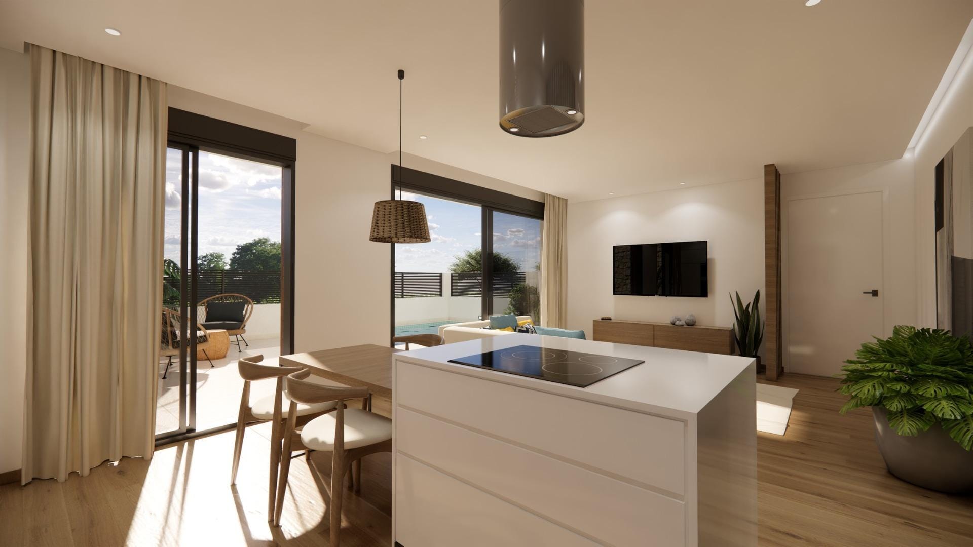 New-Build-Semi-detached-villas-in-Dolores-20 Moderne Neubau-Doppelhaushälfte mit 3 Schlafzimmern und privatem Pool zum Verkauf in Dolores