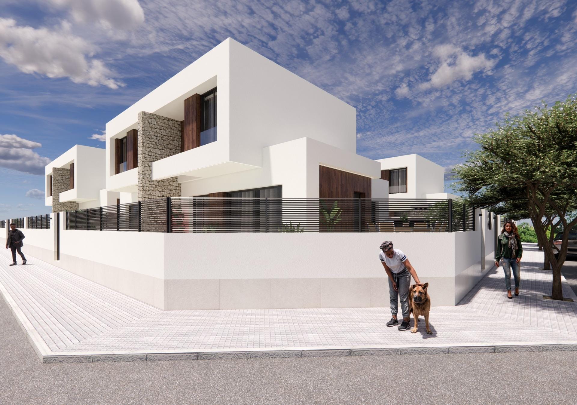 New-Build-Semi-detached-villas-in-Dolores-5 Moderne Neubau-Doppelhaushälfte mit 3 Schlafzimmern und privatem Pool zum Verkauf in Dolores