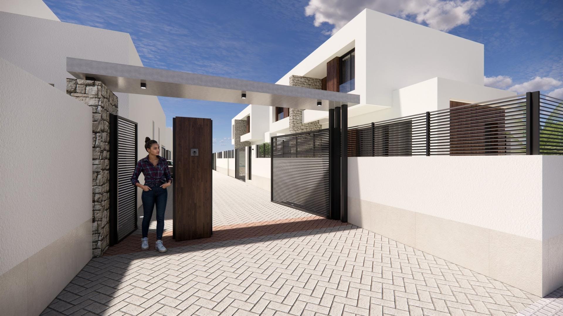 New-Build-Semi-detached-villas-in-Dolores-7 Moderne Neubau-Doppelhaushälfte mit 3 Schlafzimmern und privatem Pool zum Verkauf in Dolores