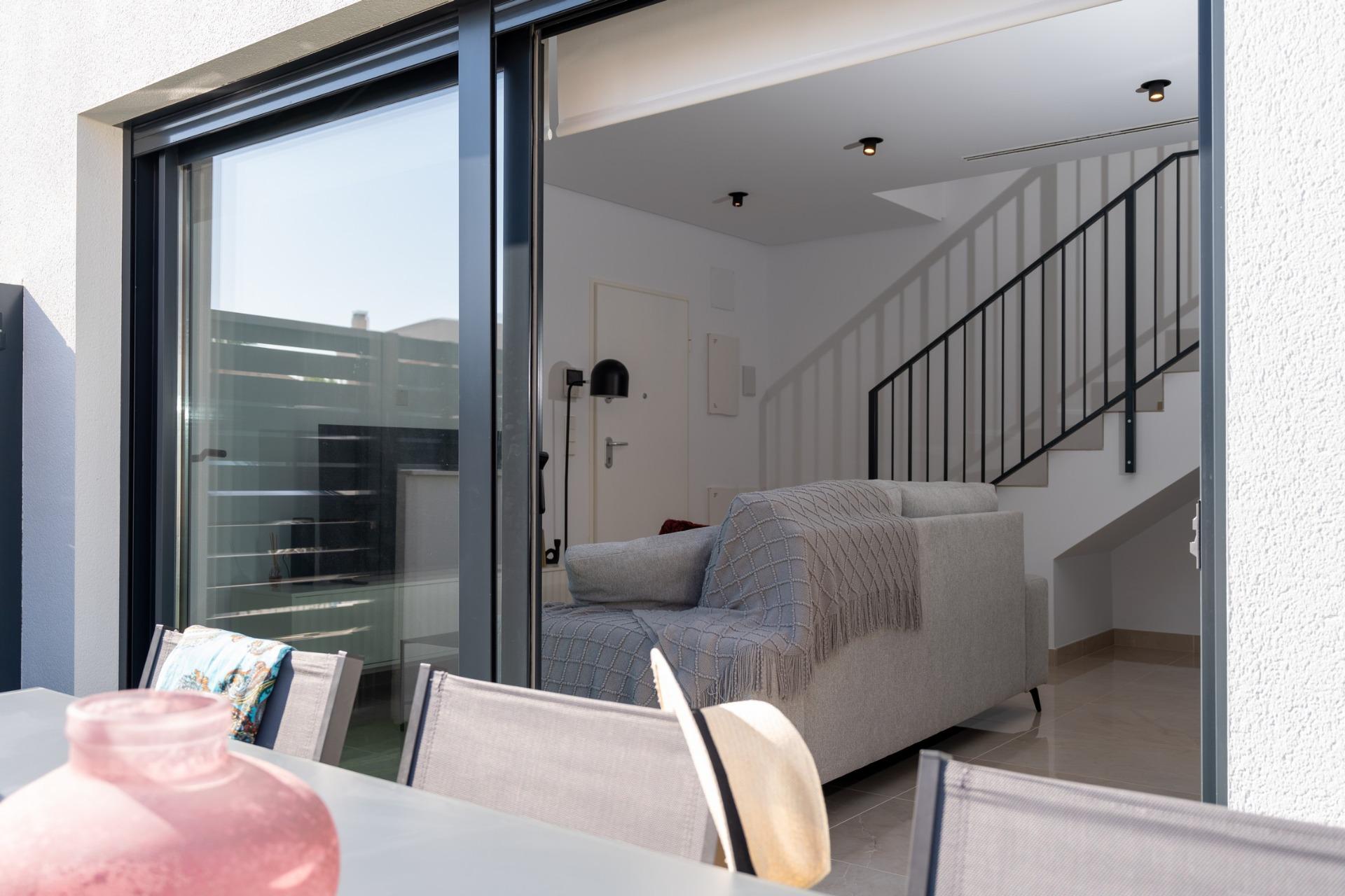 Modern New Build 3 Bedroom Quad Villa with Private Garden for Sale in Gran Alacant – 3 km from Carabassí Beach
