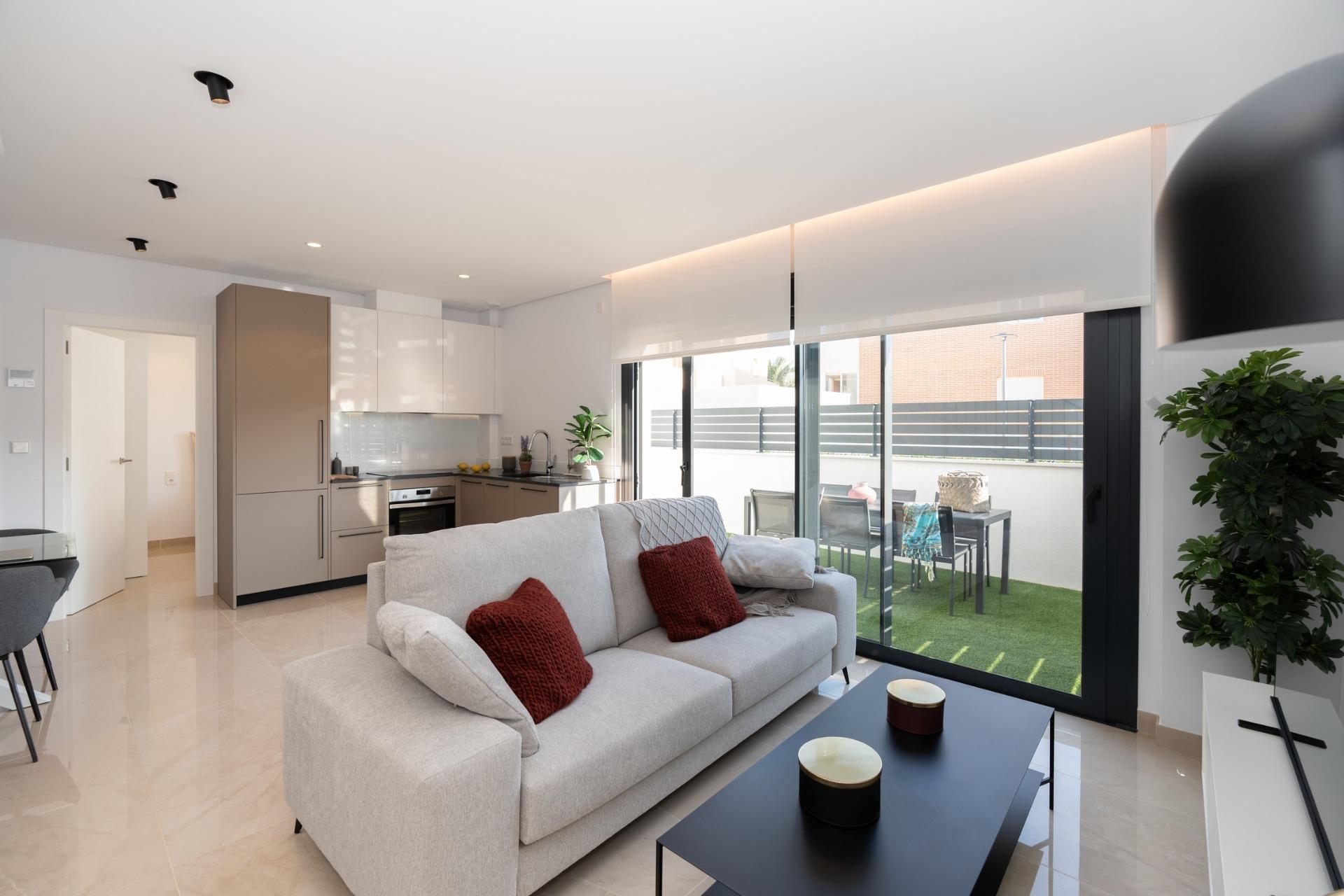 Modern New Build 3 Bedroom Quad Villa with Private Garden for Sale in Gran Alacant – 3 km from Carabassí Beach