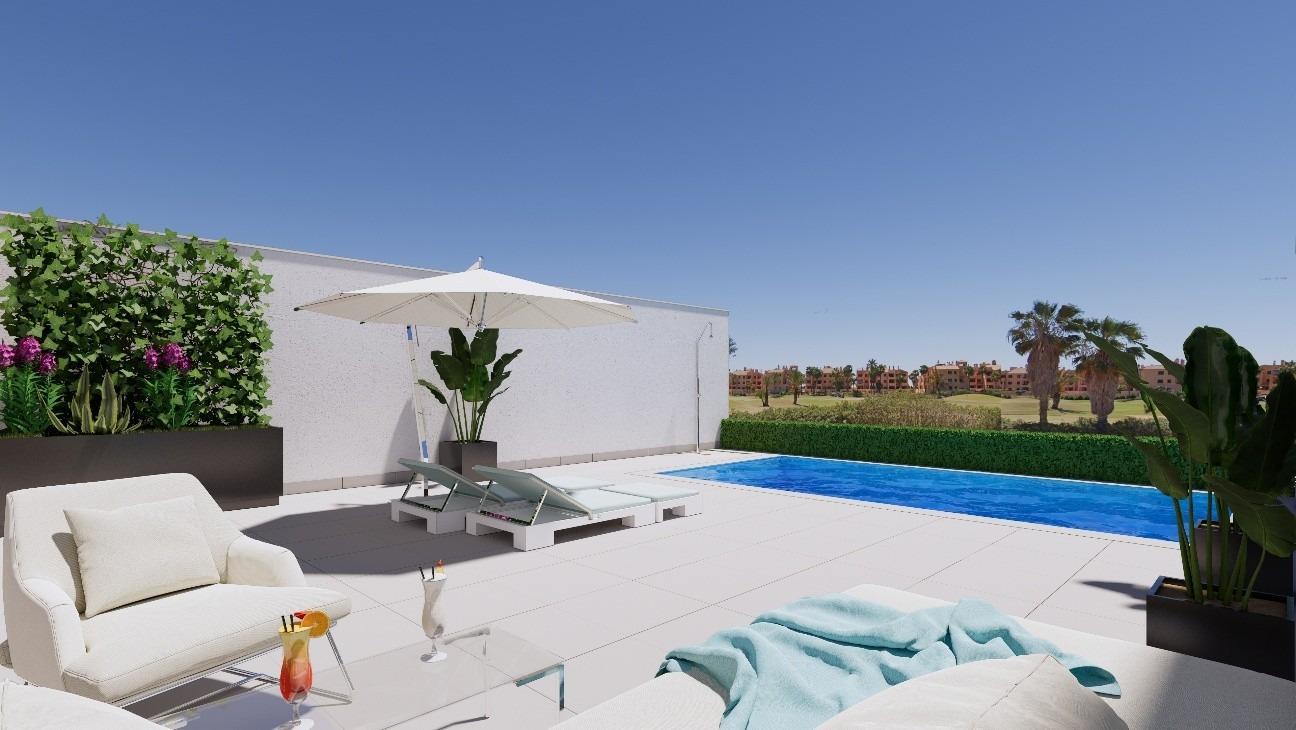 New-Build-Townhouses-on-the-Frontline-of-La-Serena-Golf-in-Los-Alcazares-1 Los Alcazares – photo