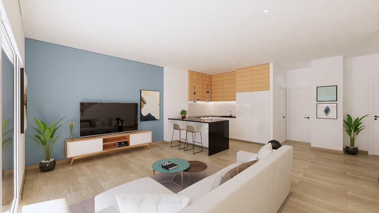 New-Build-Townhouses-on-the-Frontline-of-La-Serena-Golf-in-Los-Alcazares-10 Affordable New Build 3 Bedroom Townhouse with Private Pool on Frontline La Serena Golf for Sale in Los Alcázares