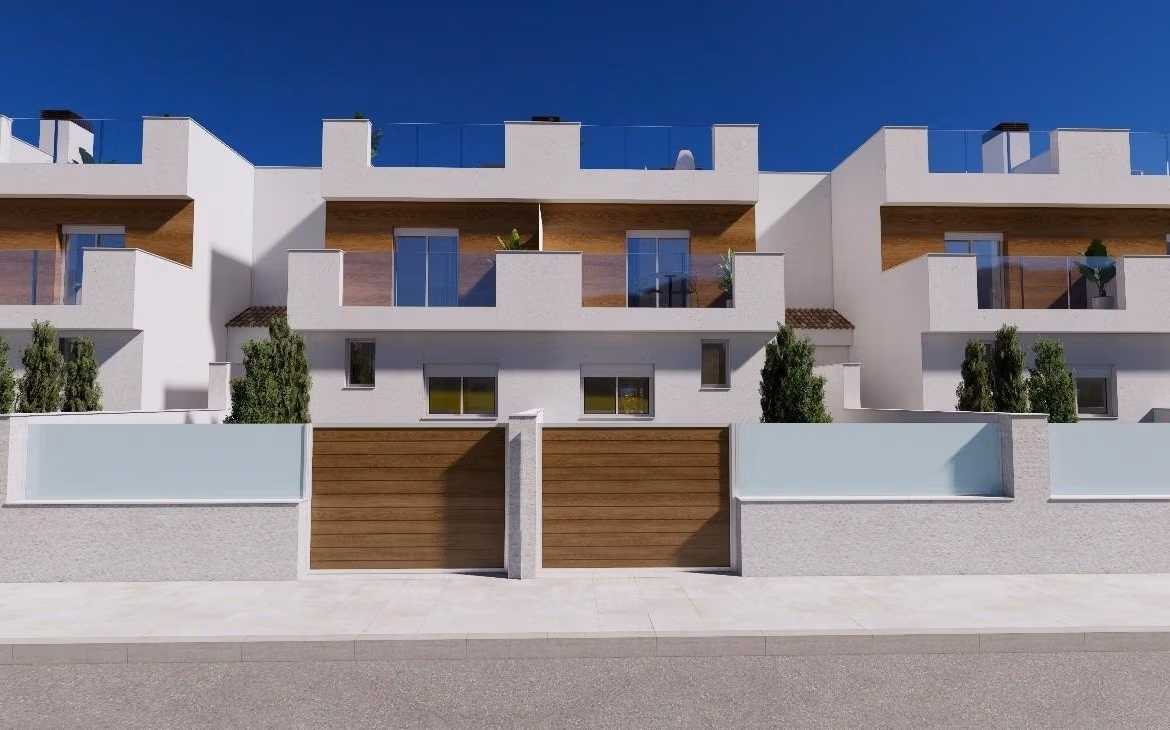New-Build-Townhouses-on-the-Frontline-of-La-Serena-Golf-in-Los-Alcazares-16