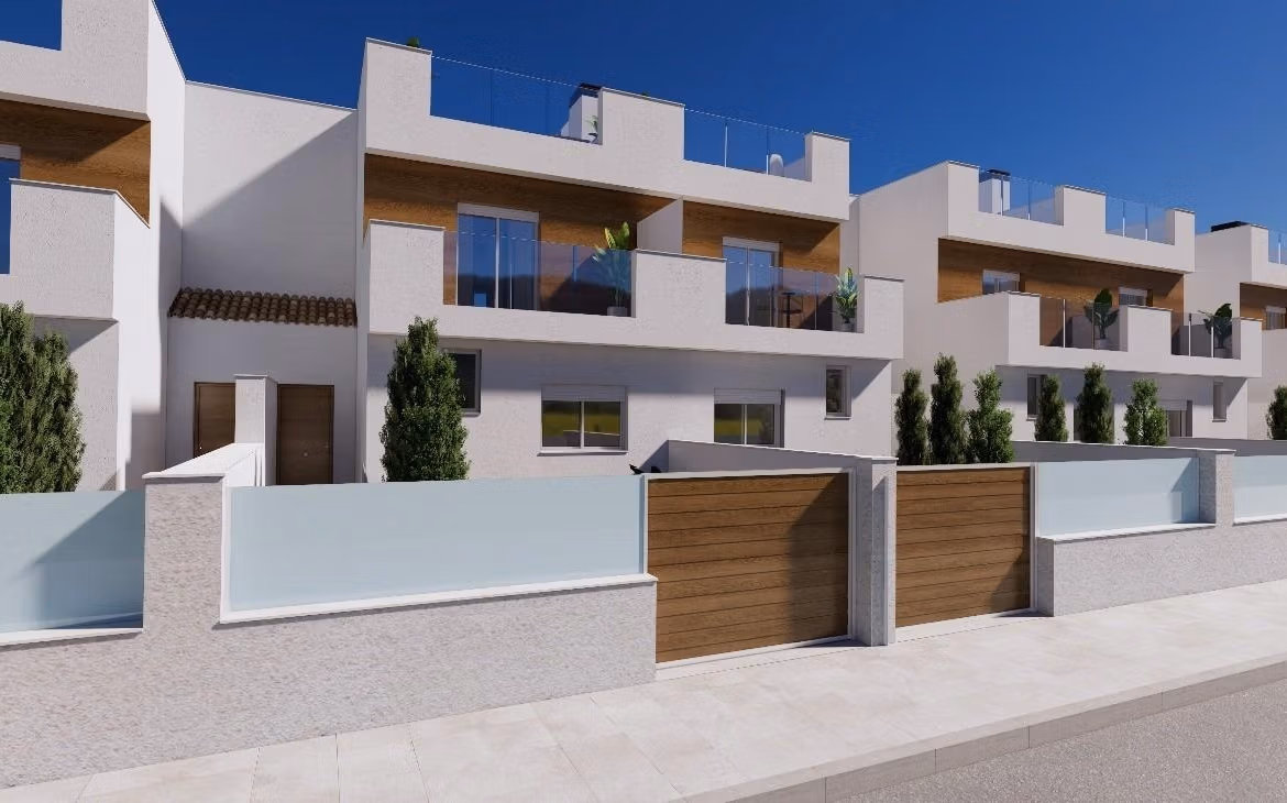 New-Build-Townhouses-on-the-Frontline-of-La-Serena-Golf-in-Los-Alcazares-17