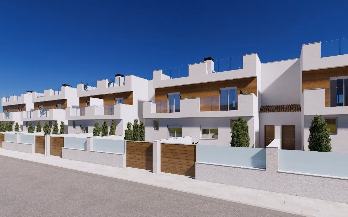 New-Build-Townhouses-on-the-Frontline-of-La-Serena-Golf-in-Los-Alcazares-18