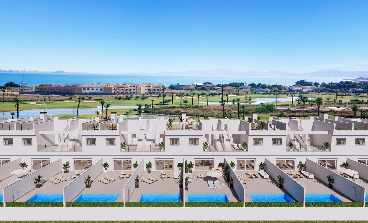 New-Build-Townhouses-on-the-Frontline-of-La-Serena-Golf-in-Los-Alcazares-20