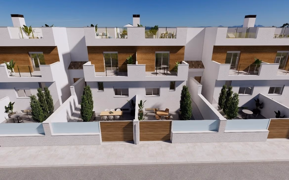 New-Build-Townhouses-on-the-Frontline-of-La-Serena-Golf-in-Los-Alcazares-23