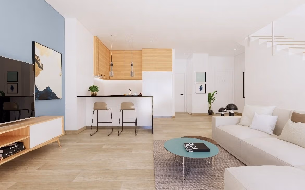 New-Build-Townhouses-on-the-Frontline-of-La-Serena-Golf-in-Los-Alcazares-6