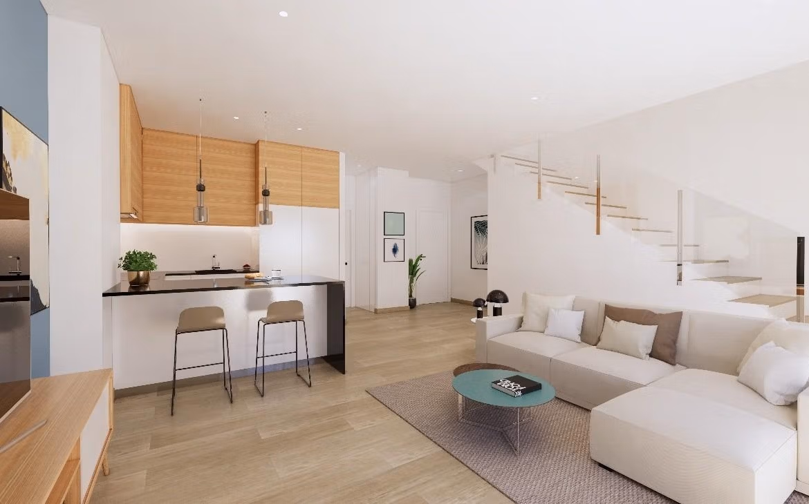 New-Build-Townhouses-on-the-Frontline-of-La-Serena-Golf-in-Los-Alcazares-7