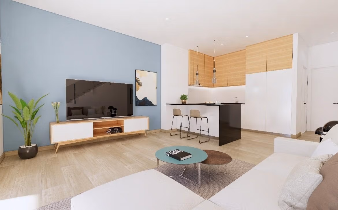 New-Build-Townhouses-on-the-Frontline-of-La-Serena-Golf-in-Los-Alcazares-9