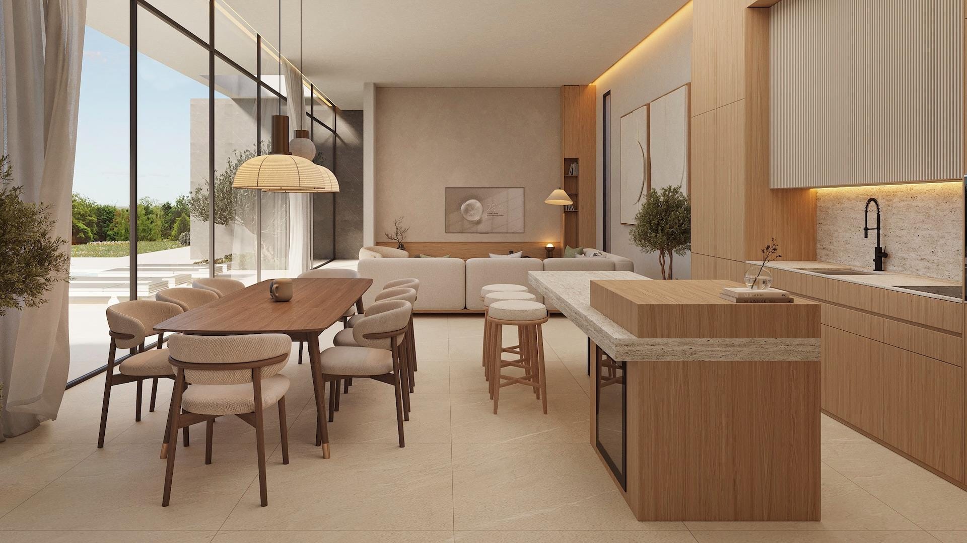 New-Build-Villa-for-Sale-in-Calpe-–-Modern-Design-Just-900m-from-the-Beach-3 Sophisticated New Build Single-Storey Villa with Private Pool for Sale in Calpe