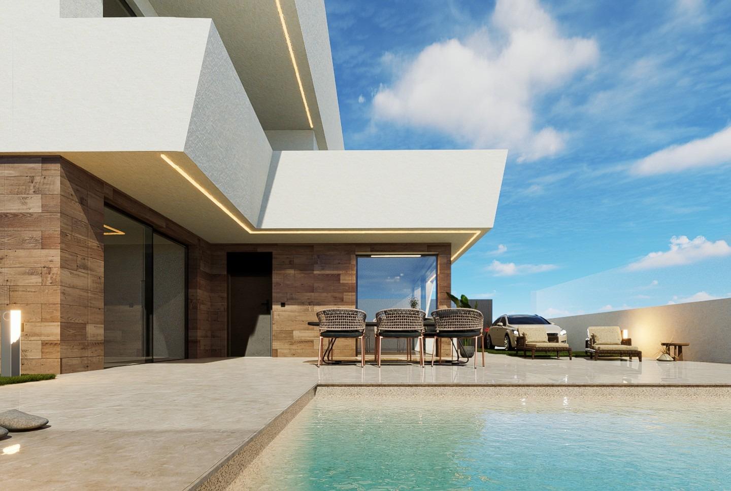 Elegant New Build 3 Bedroom Villa with Private Pool for Sale in San Pedro del Pinatar, Near the Beach
