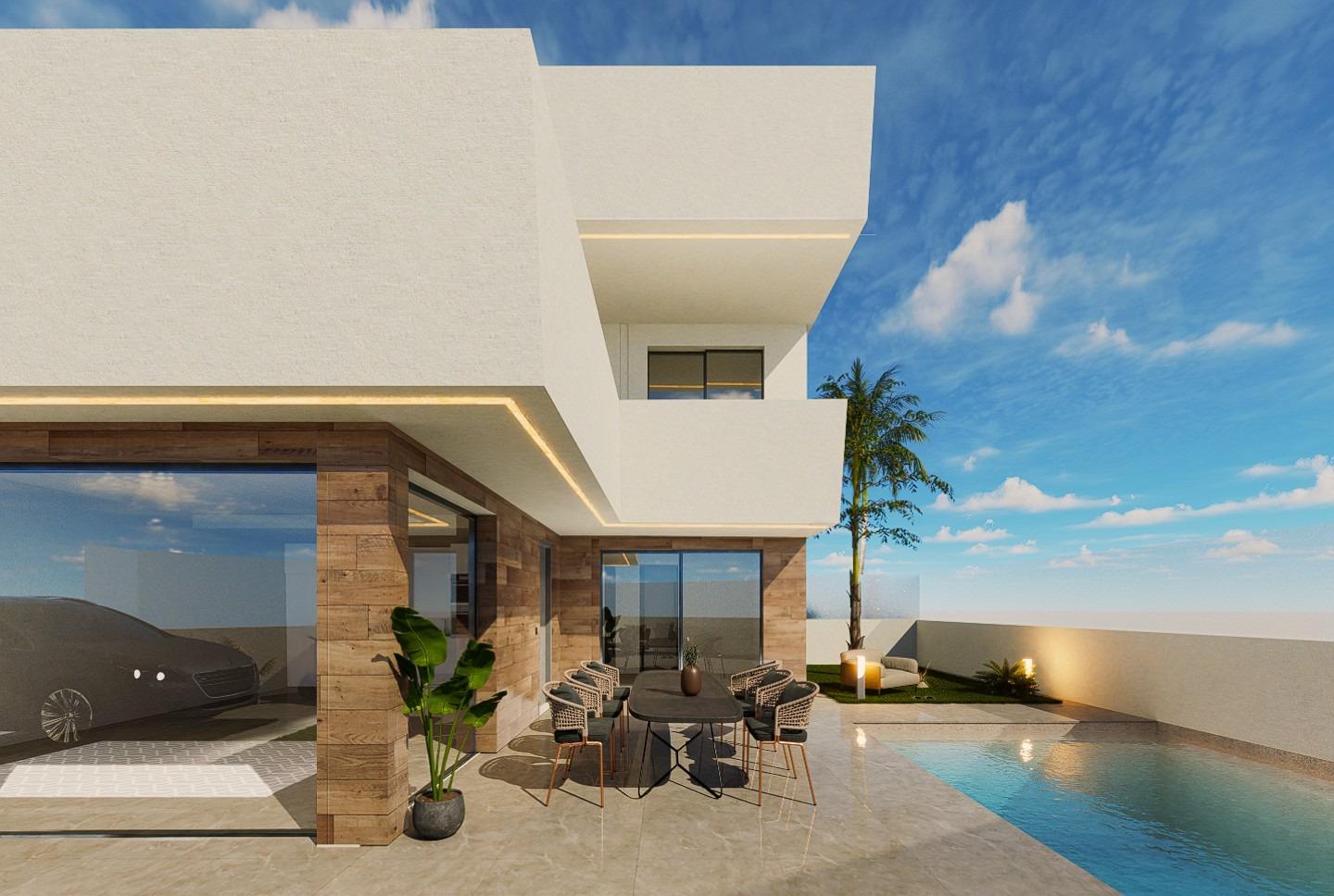 Elegant New Build 3 Bedroom Villa with Private Pool for Sale in San Pedro del Pinatar, Near the Beach