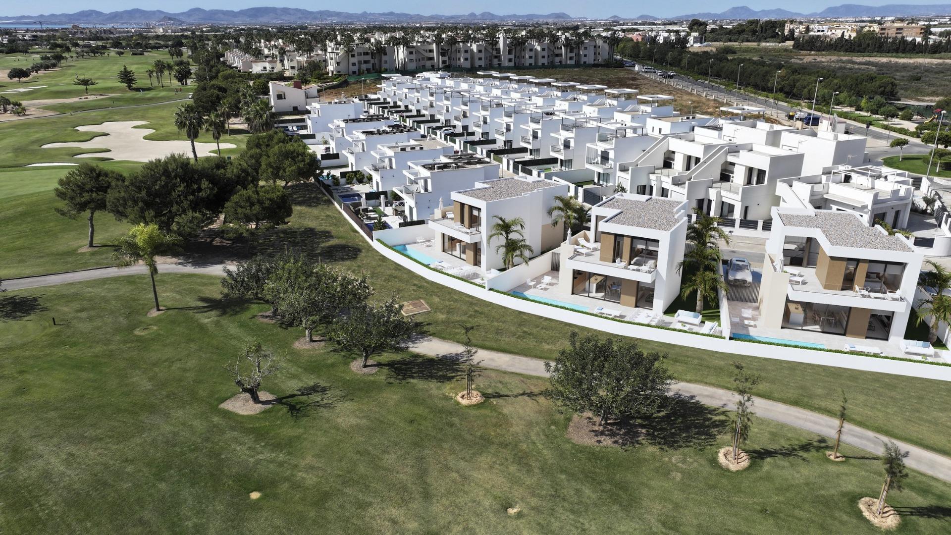Луксозна нова вила с 3 спални и частен басейн на първа линия Roda Golf, Сан Хавиер