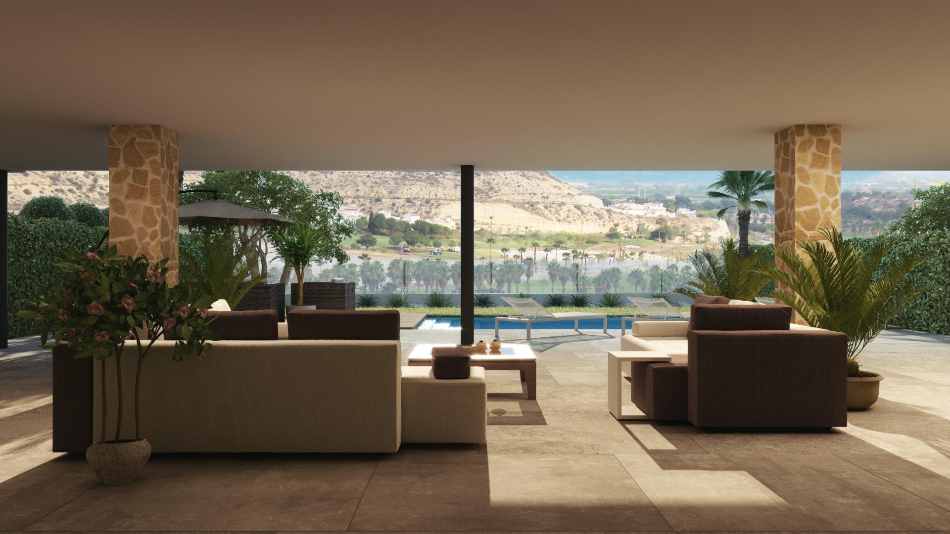 Luxury New Build Villa with Heated Pool, Jacuzzi, and Golf Views for Sale in Ciudad Quesada