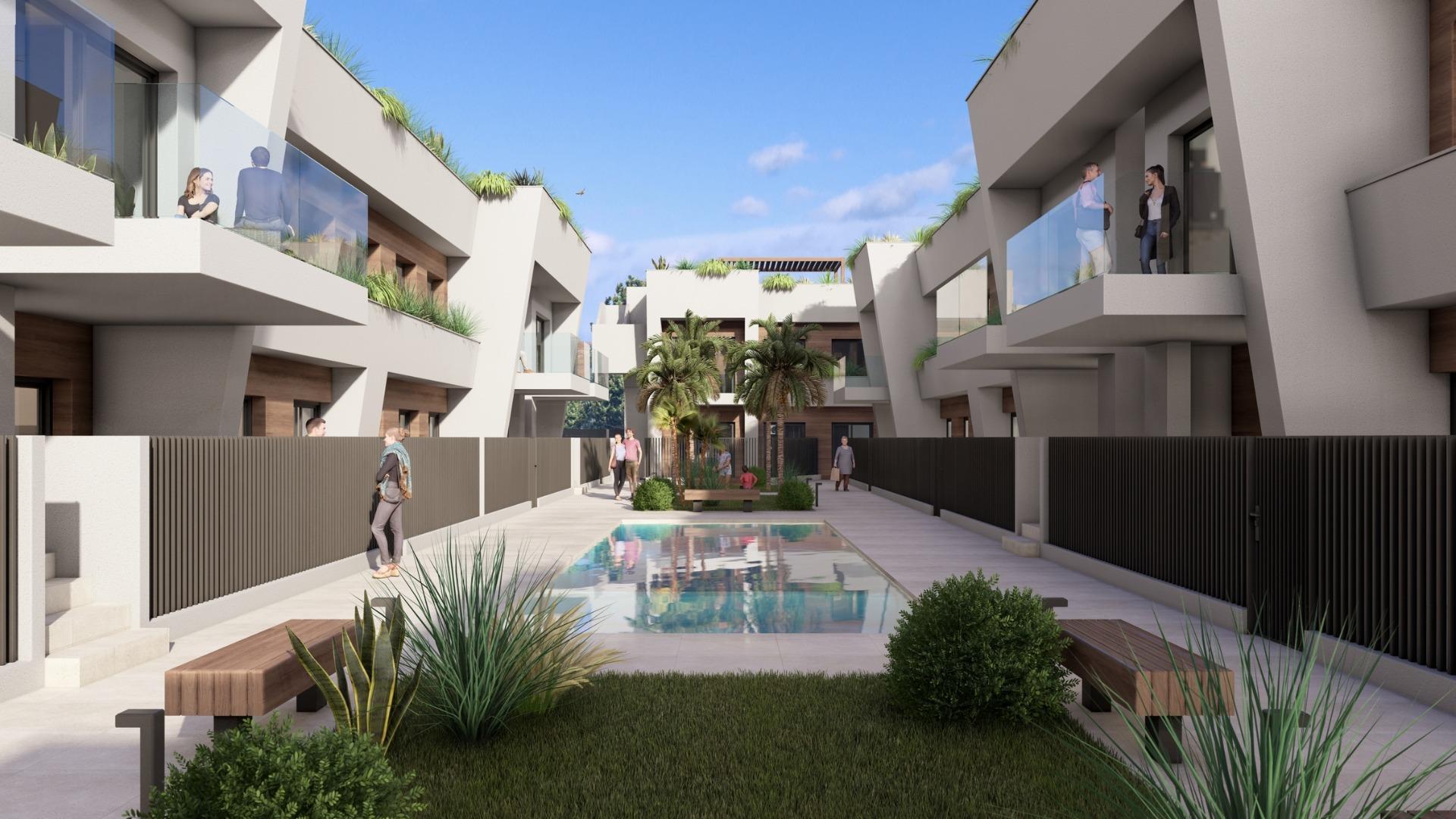Affordable New Build 2 Bedroom Ground Floor with Large Terrace for Sale in Torre-Pacheco Centre