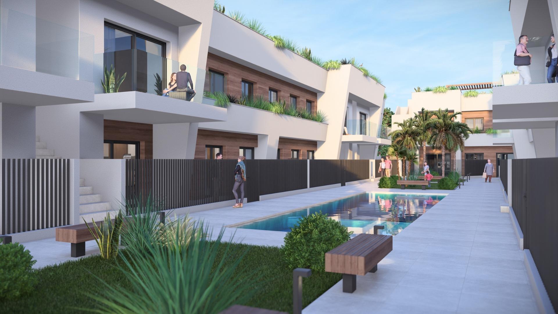 Affordable New Build 2 Bedroom Ground Floor with Large Terrace for Sale in Torre-Pacheco Centre