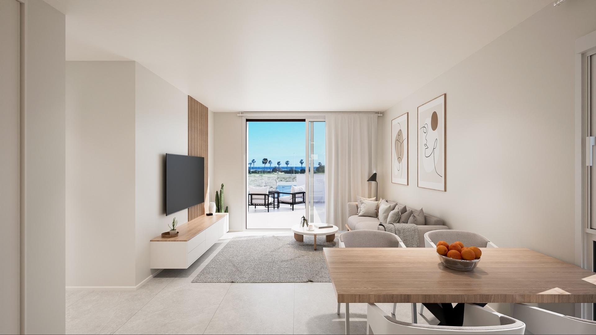 New Build 3 Bedroom Townhouse with Solarium for Sale in Torre de la Horadada, 200 m from the Beach