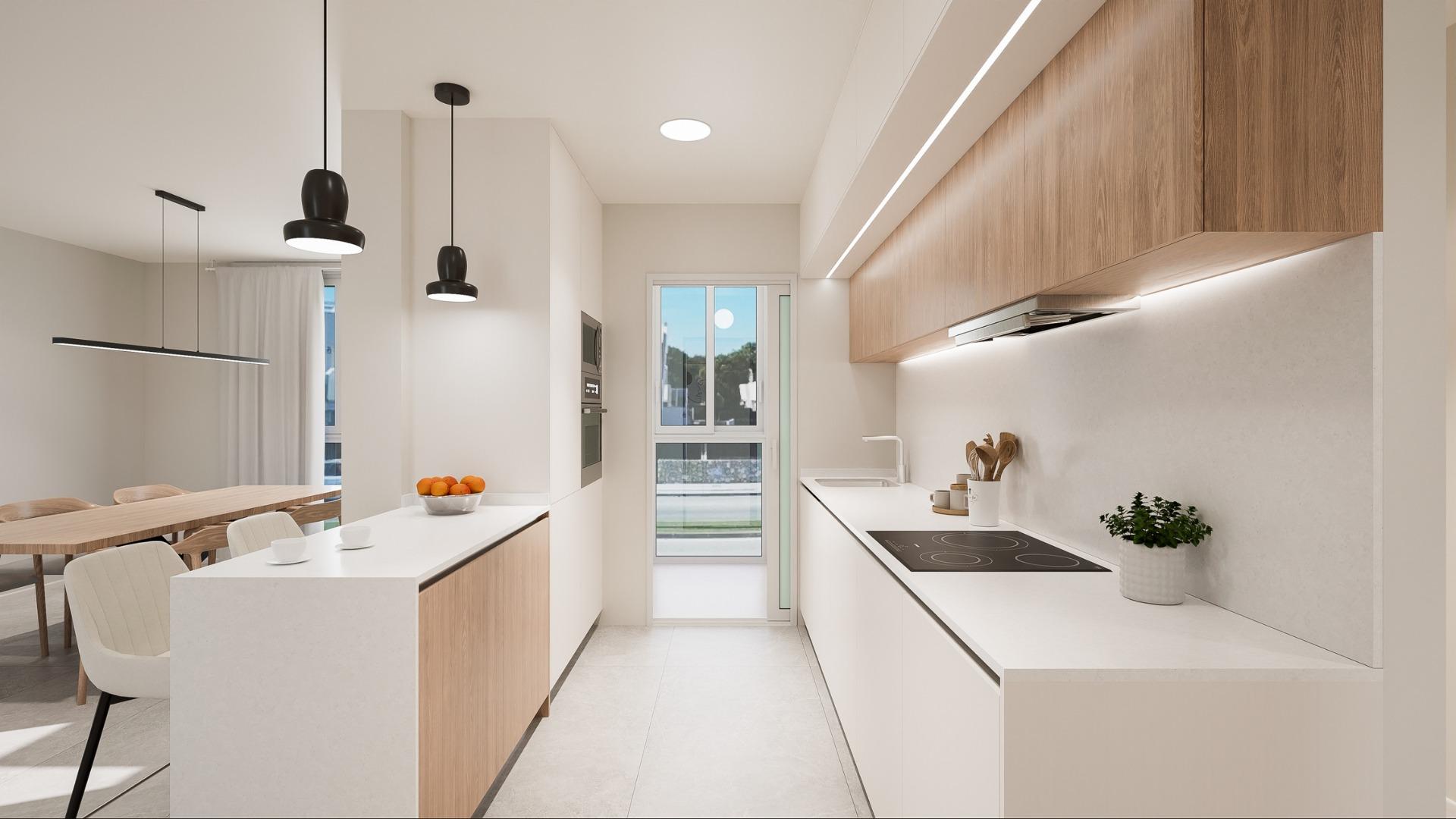 New Build 3 Bedroom Townhouse with Solarium for Sale in Torre de la Horadada, 200 m from the Beach