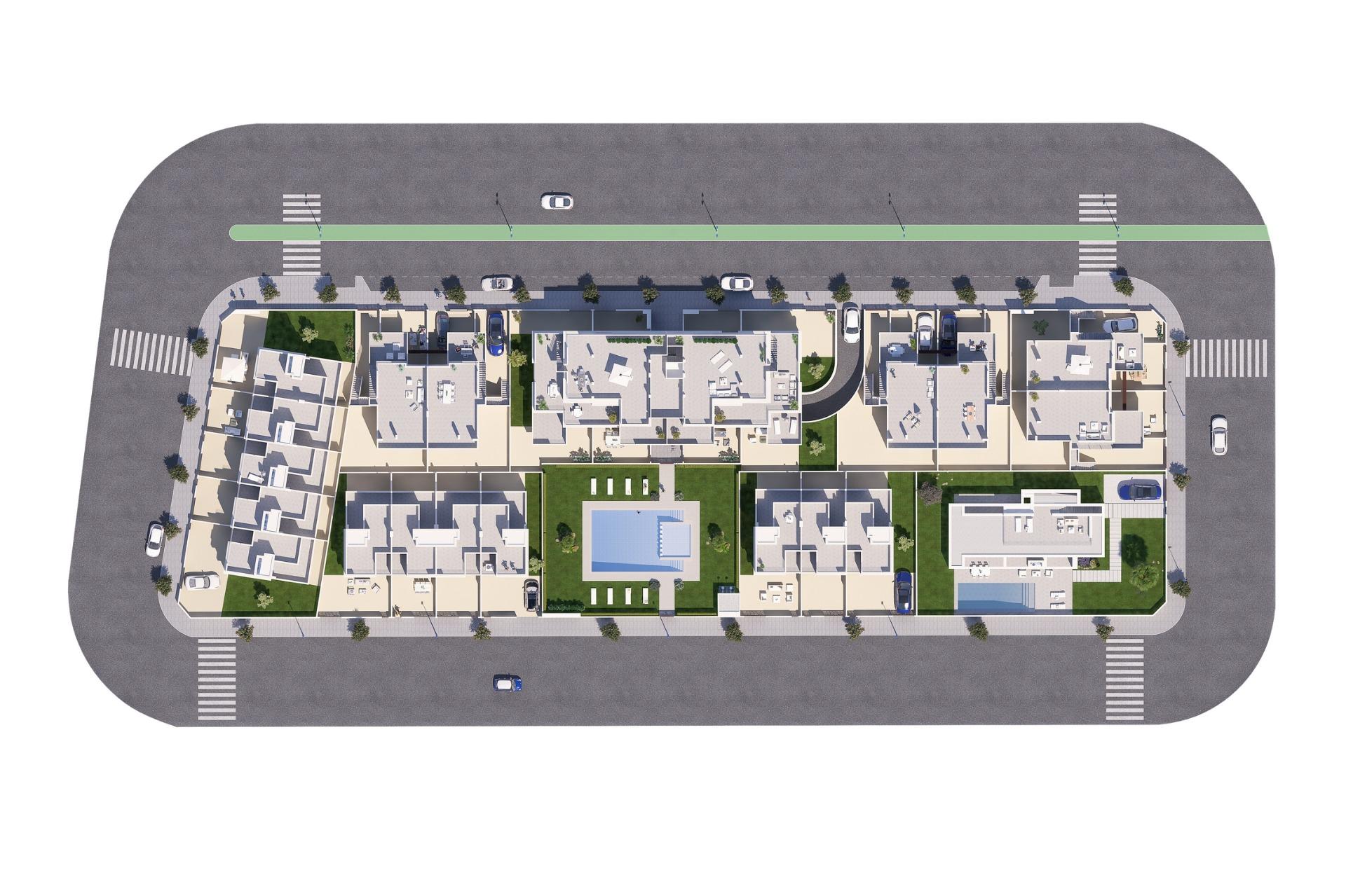 New Build 3 Bedroom Townhouse with Solarium for Sale in Torre de la Horadada, 200 m from the Beach