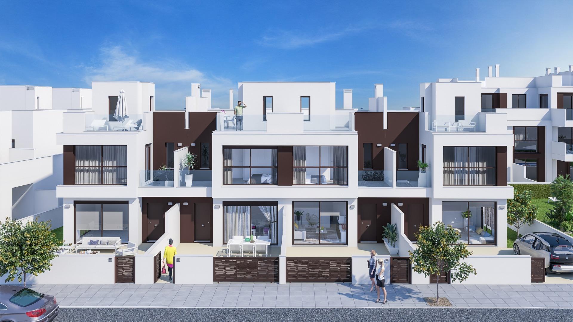 New Build 2 Bedroom Ground Floor Apartment with Garden for Sale in Torre de la Horadada, 200 m from the Beach