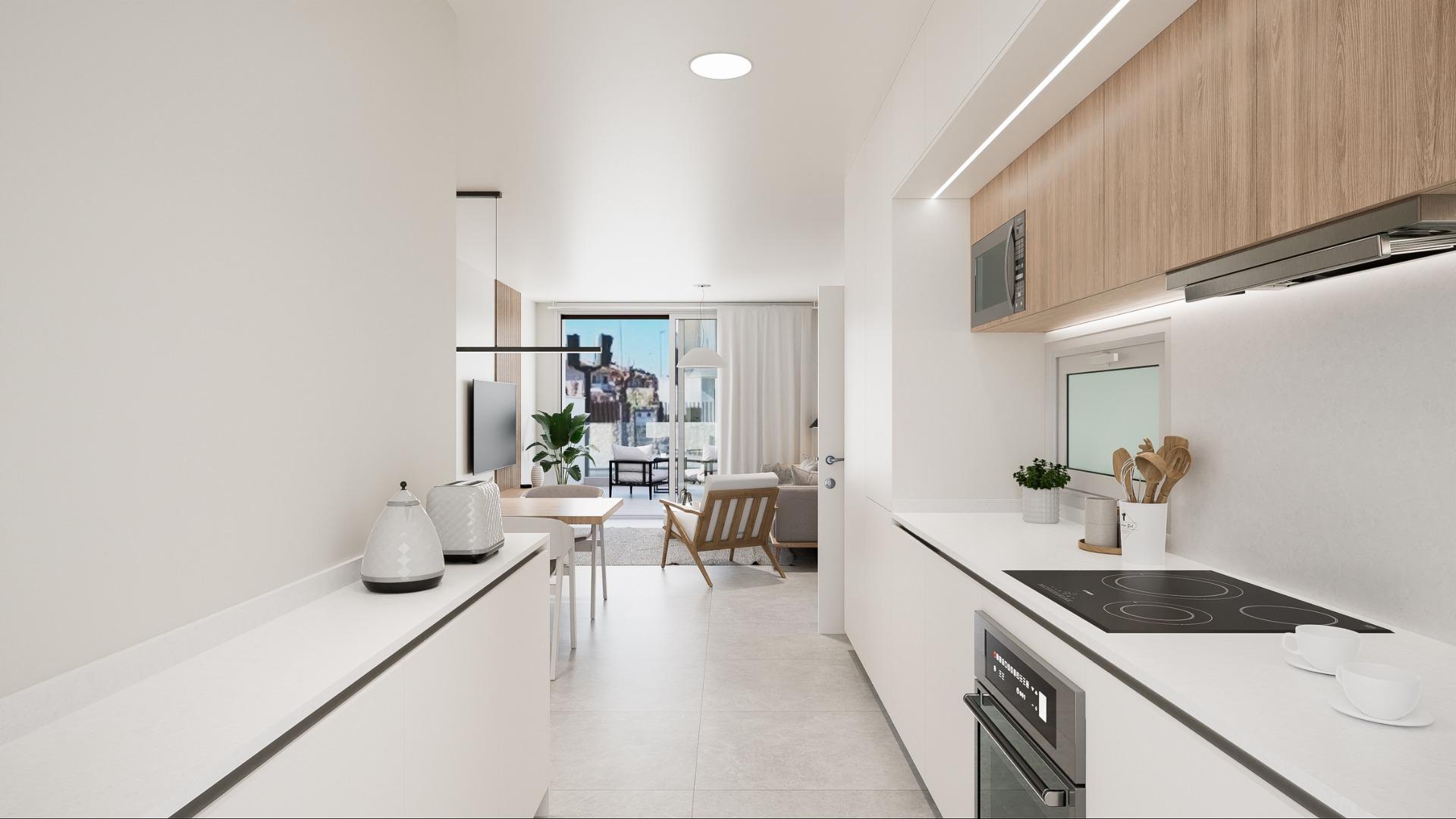 New Build 3 Bedroom Townhouse with Solarium for Sale in Torre de la Horadada, 200 m from the Beach