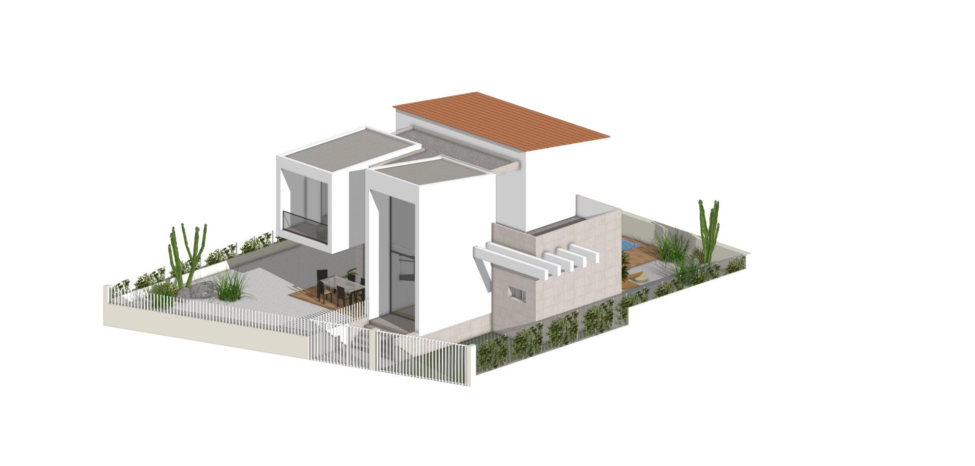 Stunning New Build 3 Bedroom Villa with Private Pool in a Gated Community for Sale in La Nucía