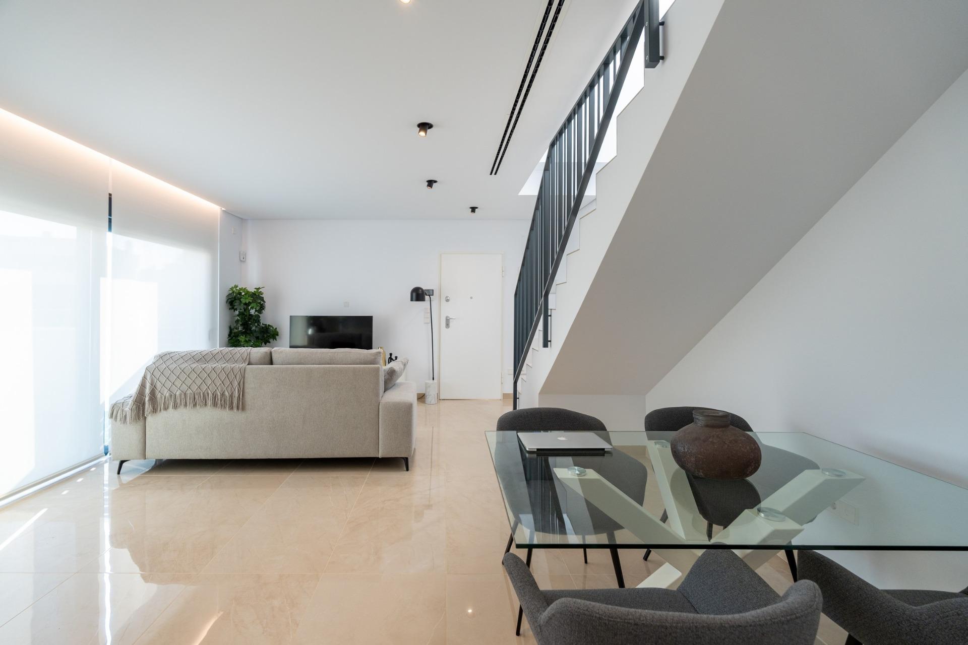 New Build 3 Bedroom Semi-Detached Villa with Solarium for Sale in La Marina – 500m from El Pinet Beach