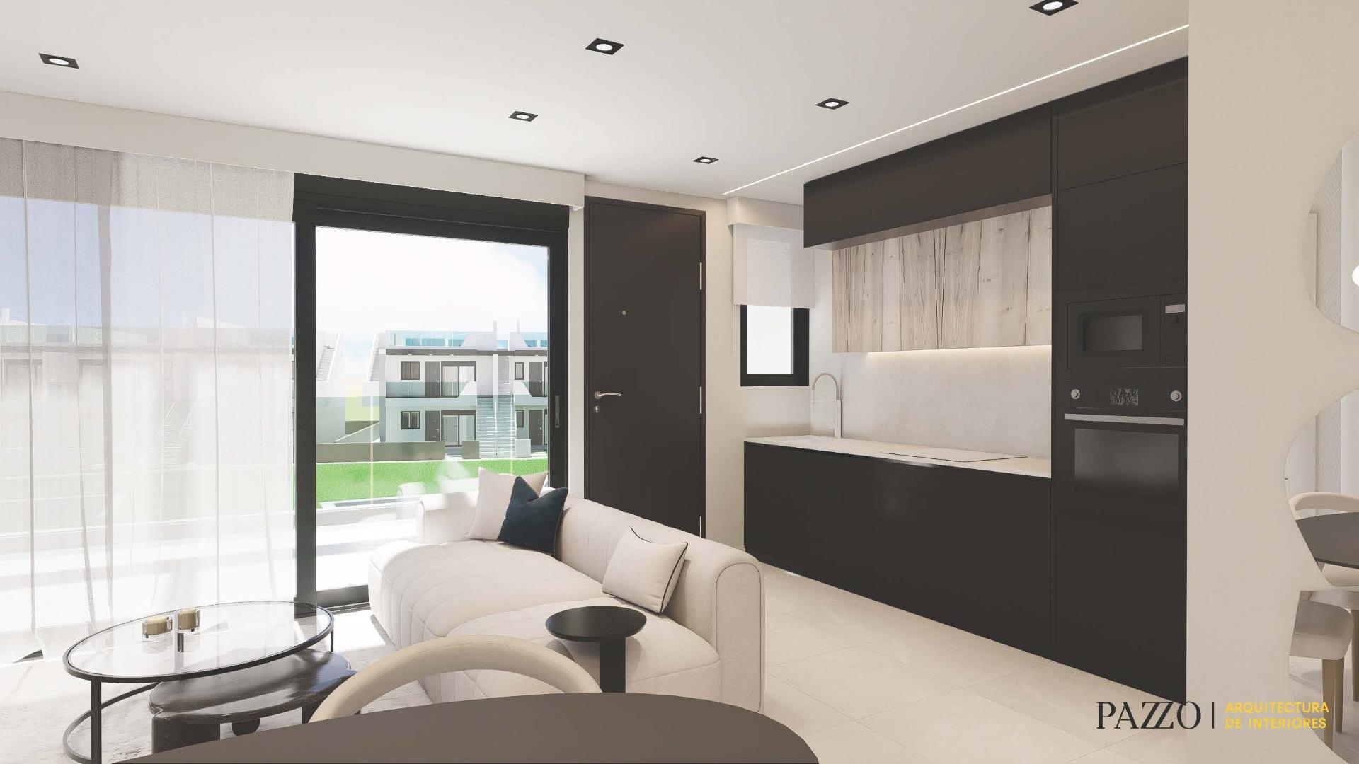 Modern New Build 2 Bedroom Ground Floor Apartment with Private Garden for Sale in Pilar de la Horadada