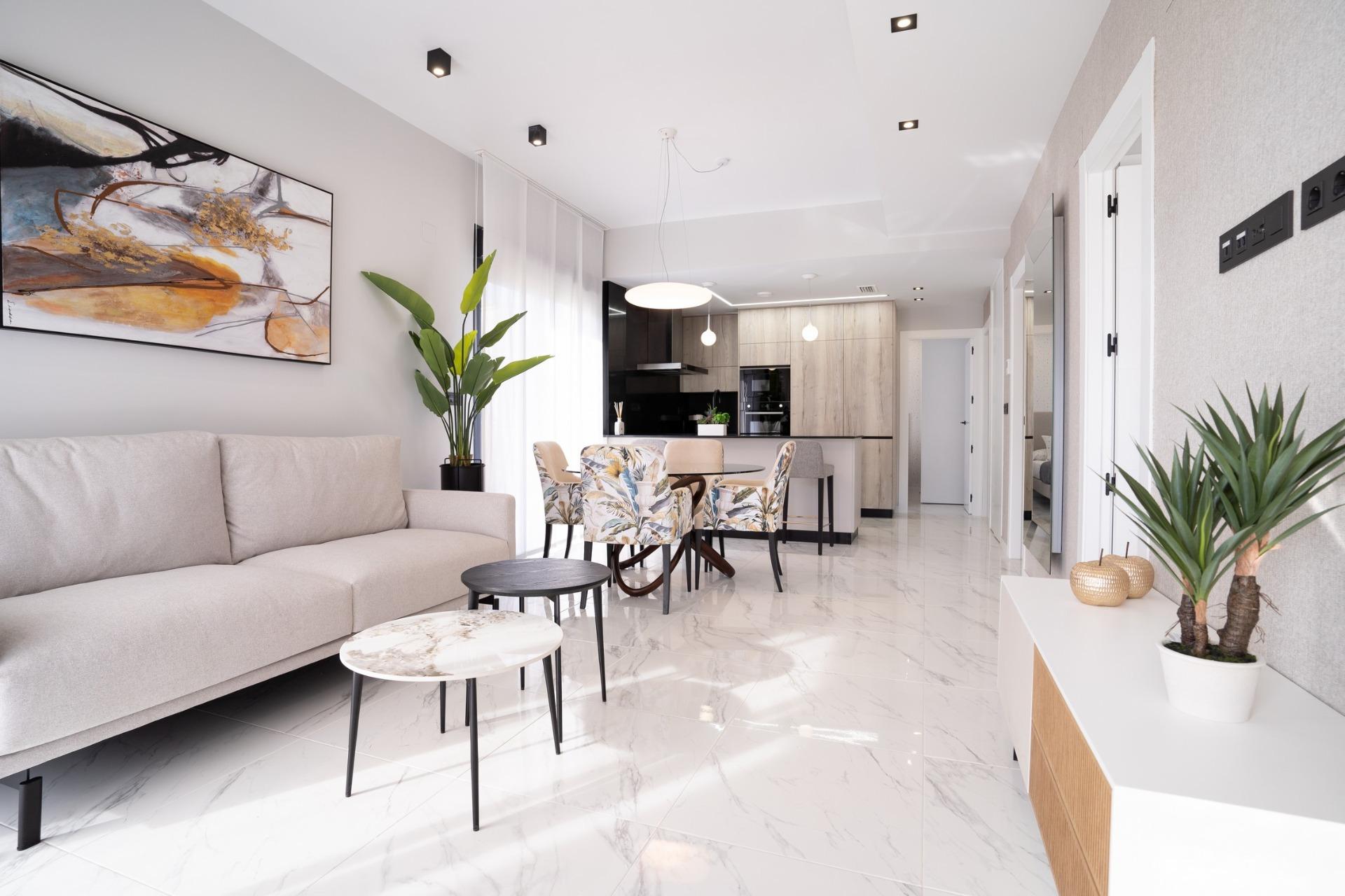 Spacious New Build 3 Bedroom Ground Floor Apartment with Private Garden for Sale in Pilar de la Horadada