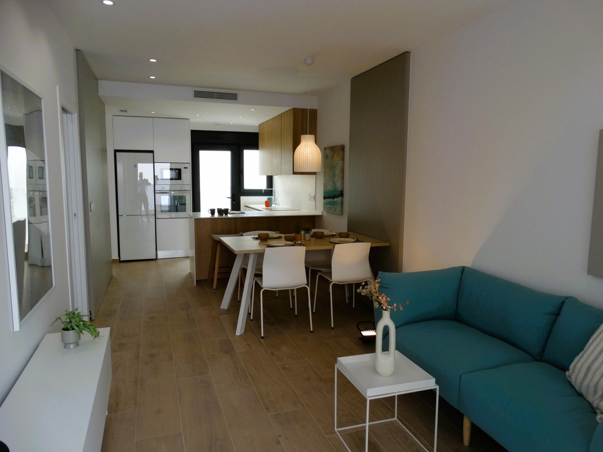 Newly-Built-Bungalows-with-Solarium-or-Garden-in-Pilar-de-la-Horadada-10 New Build 3 Bedroom Ground Floor Apartment with Garden for Sale in Pilar de la Horadada