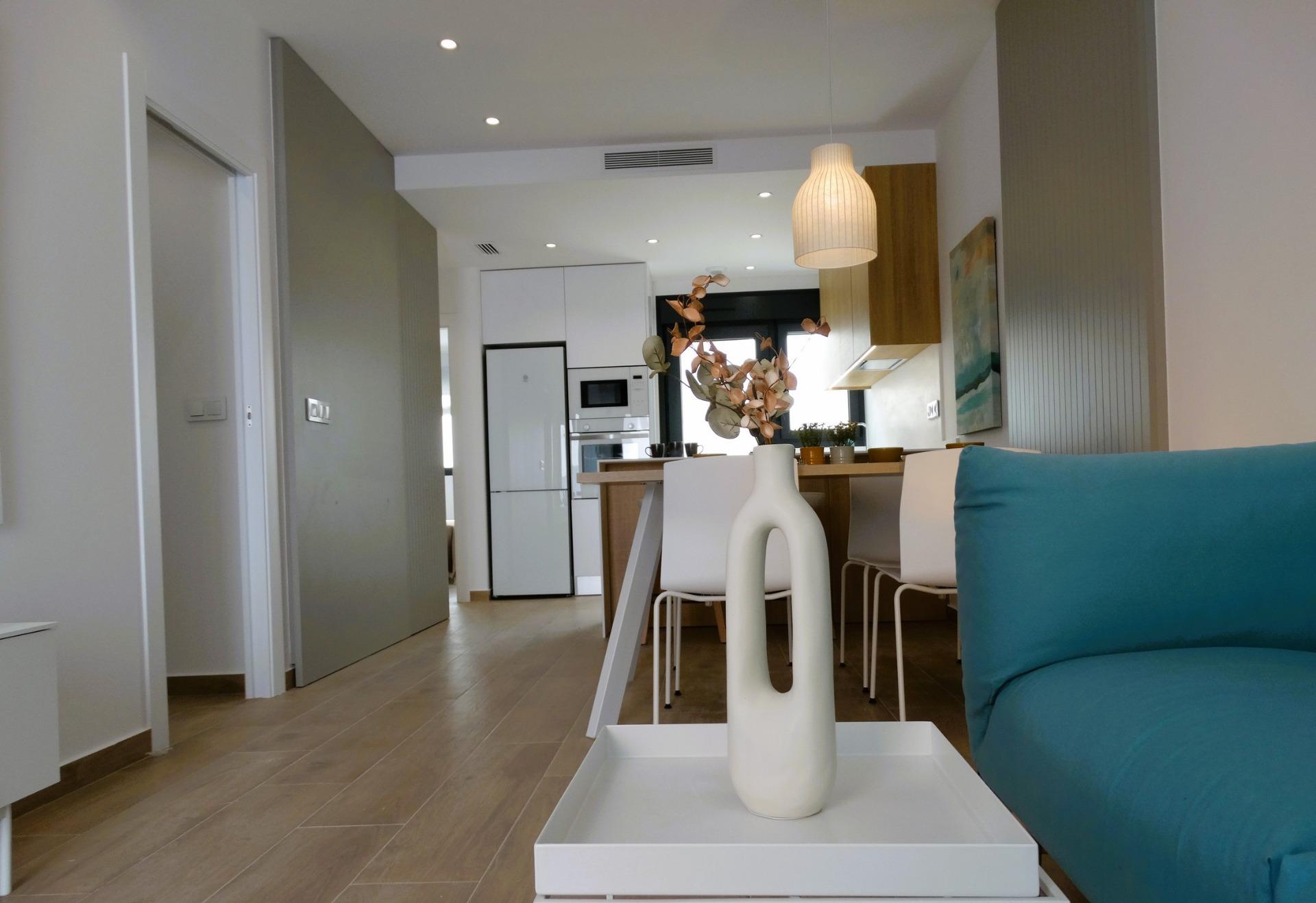 Newly-Built-Bungalows-with-Solarium-or-Garden-in-Pilar-de-la-Horadada-11 New Build 3 Bedroom Ground Floor Apartment with Garden for Sale in Pilar de la Horadada
