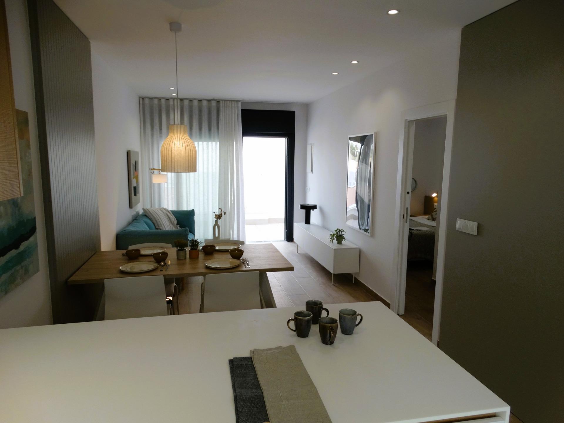 Newly-Built-Bungalows-with-Solarium-or-Garden-in-Pilar-de-la-Horadada-13 New Build 3 Bedroom Ground Floor Apartment with Garden for Sale in Pilar de la Horadada