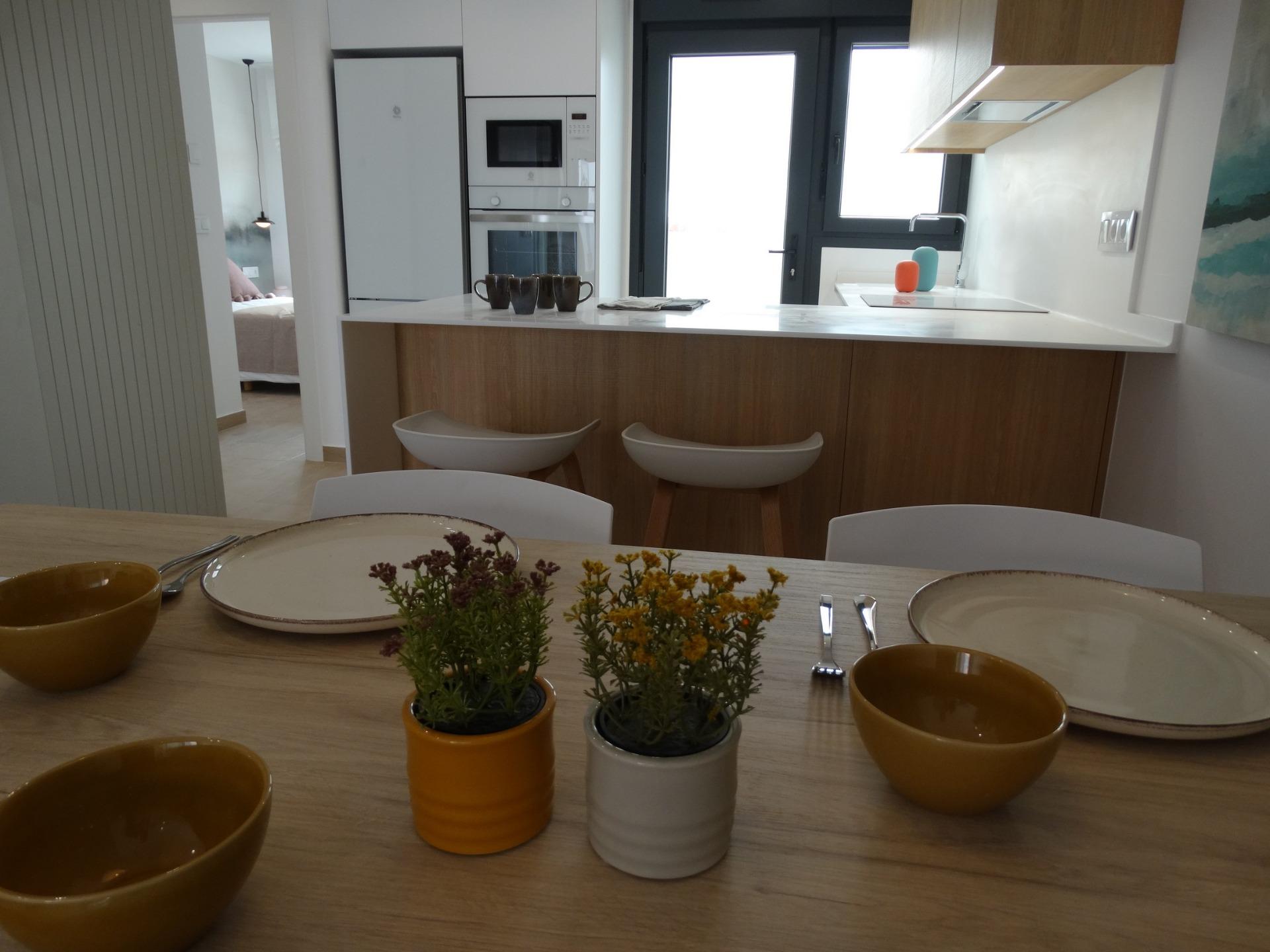 Newly-Built-Bungalows-with-Solarium-or-Garden-in-Pilar-de-la-Horadada-16 New Build 3 Bedroom Ground Floor Apartment with Garden for Sale in Pilar de la Horadada