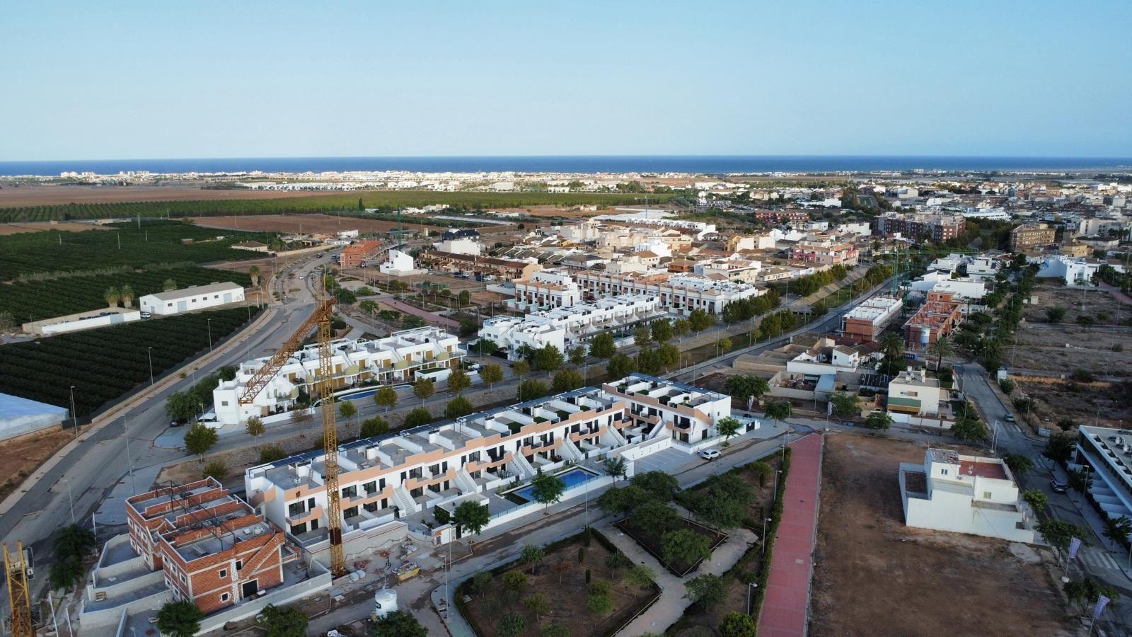 Newly-Built-Bungalows-with-Solarium-or-Garden-in-Pilar-de-la-Horadada-30 New Build 3 Bedroom Ground Floor Apartment with Garden for Sale in Pilar de la Horadada