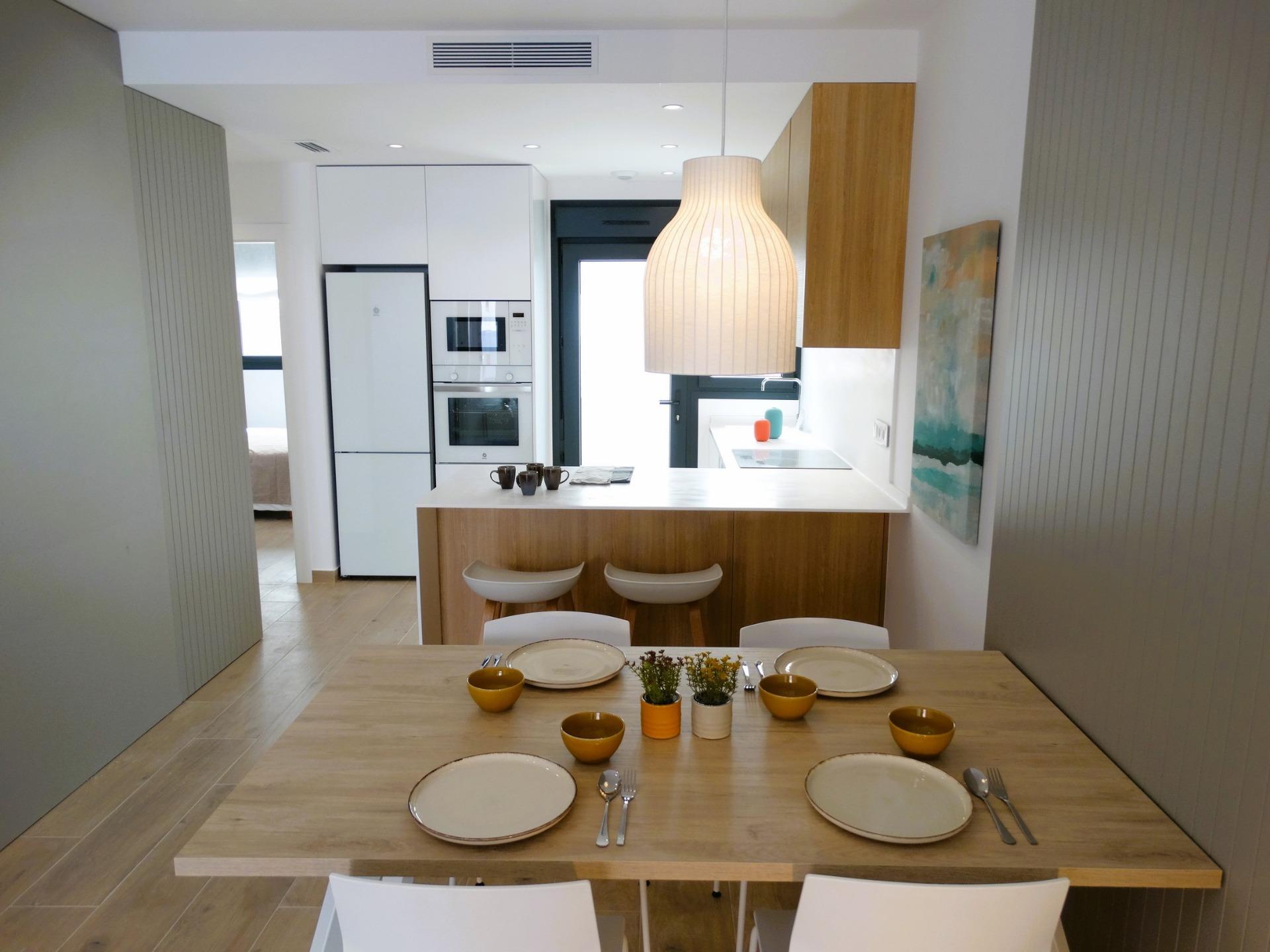 Newly-Built-Bungalows-with-Solarium-or-Garden-in-Pilar-de-la-Horadada-8 New Build 3 Bedroom Ground Floor Apartment with Garden for Sale in Pilar de la Horadada