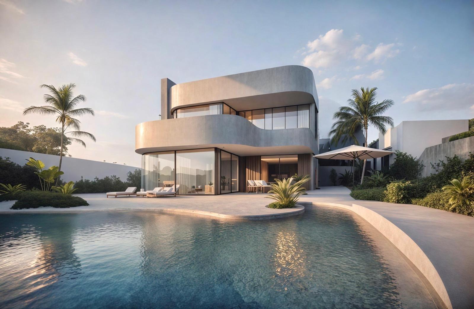 Newly built detached villas with private pool in Roldán in Roldán