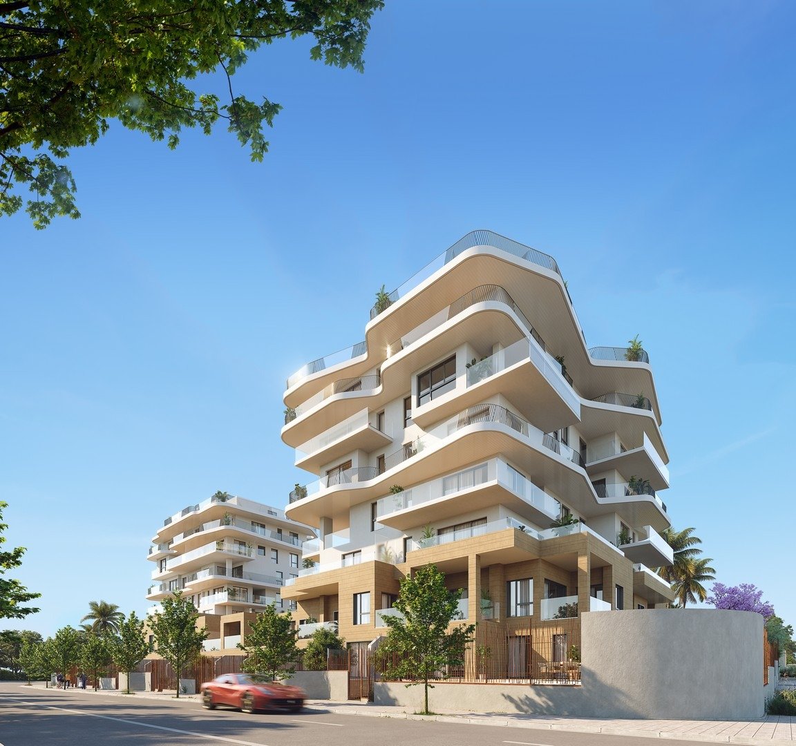 New Build 1 Bedroom Ground Floor Apartment for Sale in Villajoyosa – 50m from Torres Beach