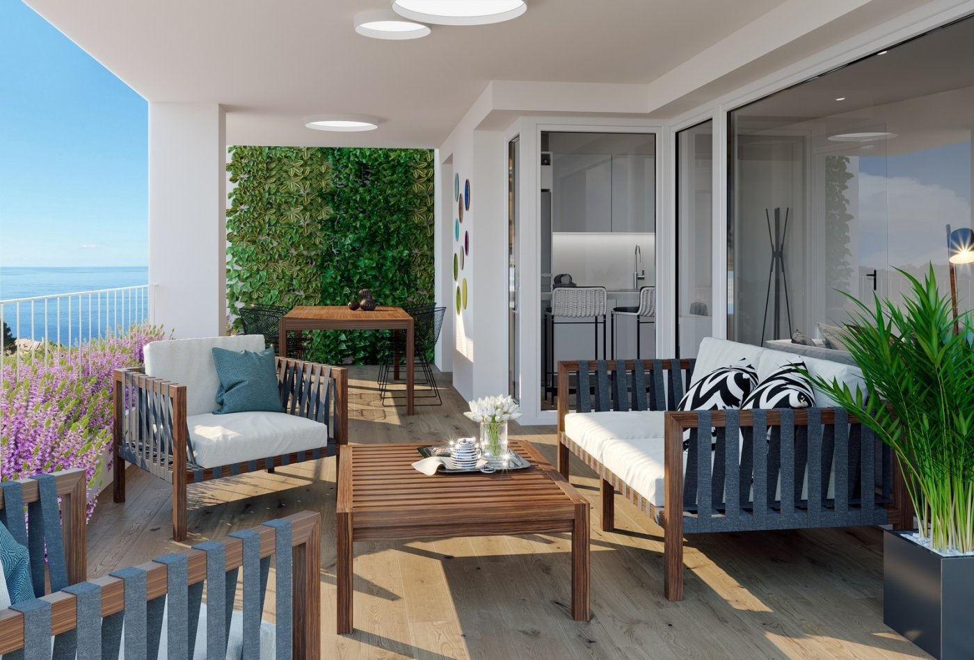 New Build 1 Bedroom Ground Floor Apartment for Sale in Villajoyosa – 50m from Torres Beach