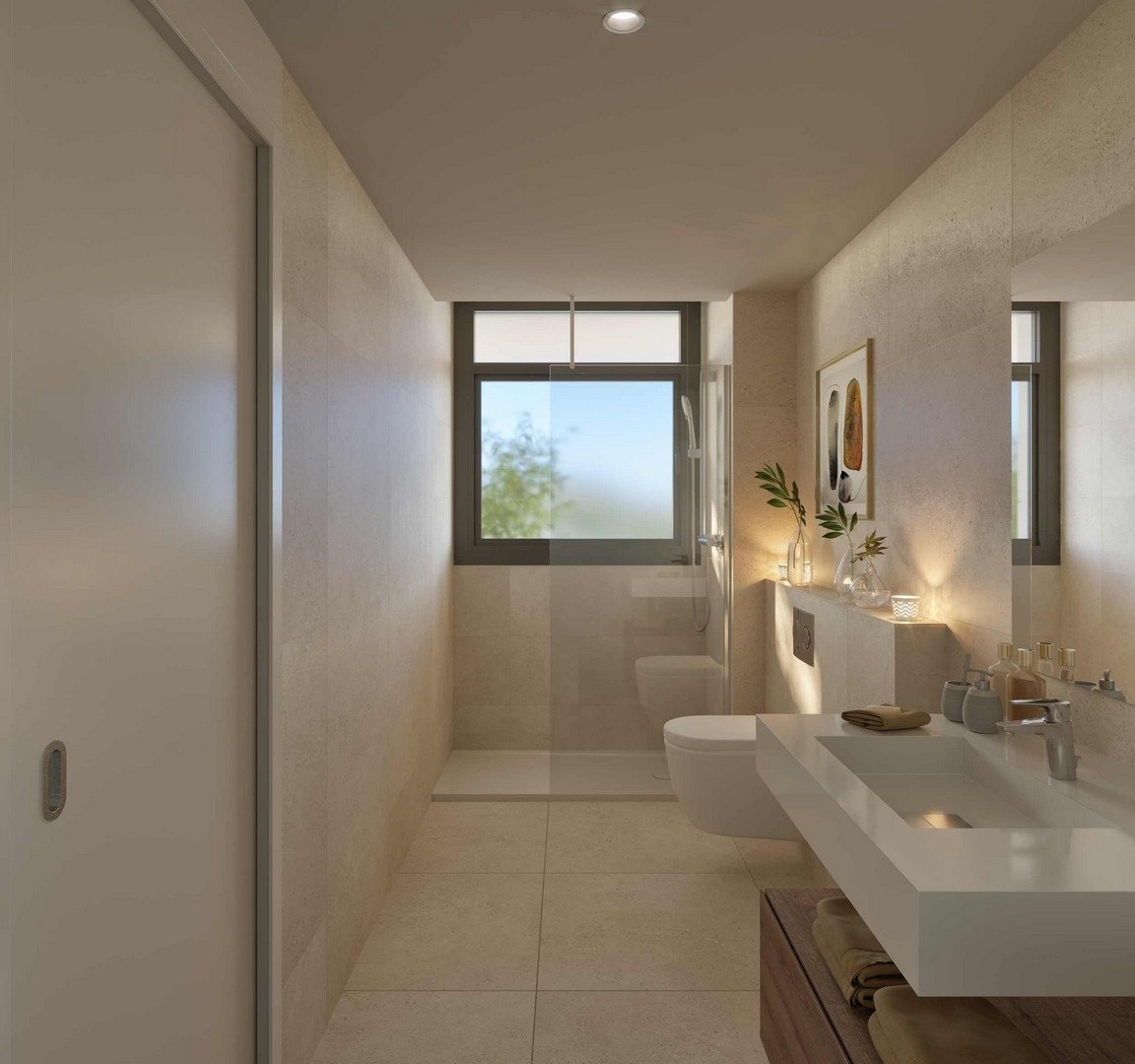 New Build 1 Bedroom Ground Floor Apartment for Sale in Villajoyosa – 50m from Torres Beach