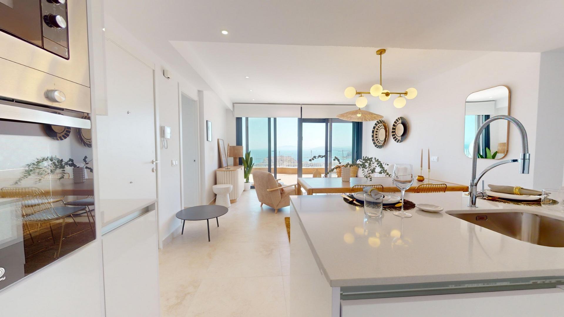 THE-TRANQUILITY-OF-THE-SEA-IN-YOUR-HOME-11 Bright New Build 2 Bedroom Apartment with Terrace for Sale in Águilas, Costa Cálida