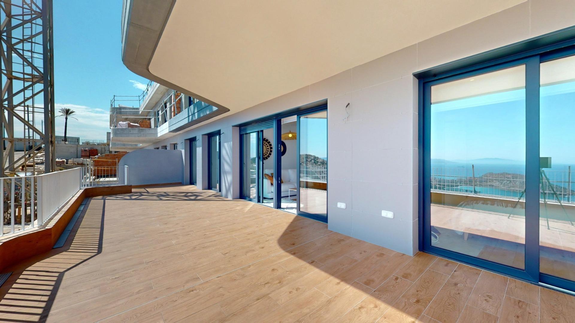 THE-TRANQUILITY-OF-THE-SEA-IN-YOUR-HOME-26 Spacious New Build 3 Bedroom Ground Floor Apartment for Sale in Águilas – First Line Sea Views