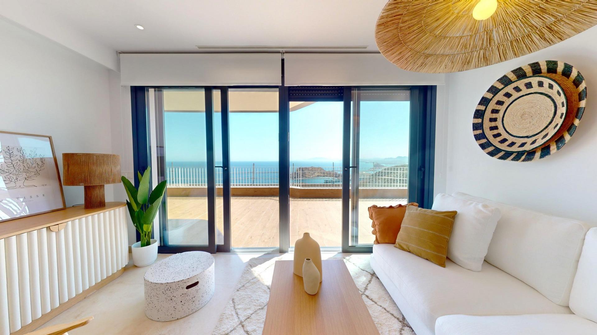 THE-TRANQUILITY-OF-THE-SEA-IN-YOUR-HOME-32 Exclusive New Build 3 Bedroom Penthouse for Sale in Águilas – First Line Sea Views