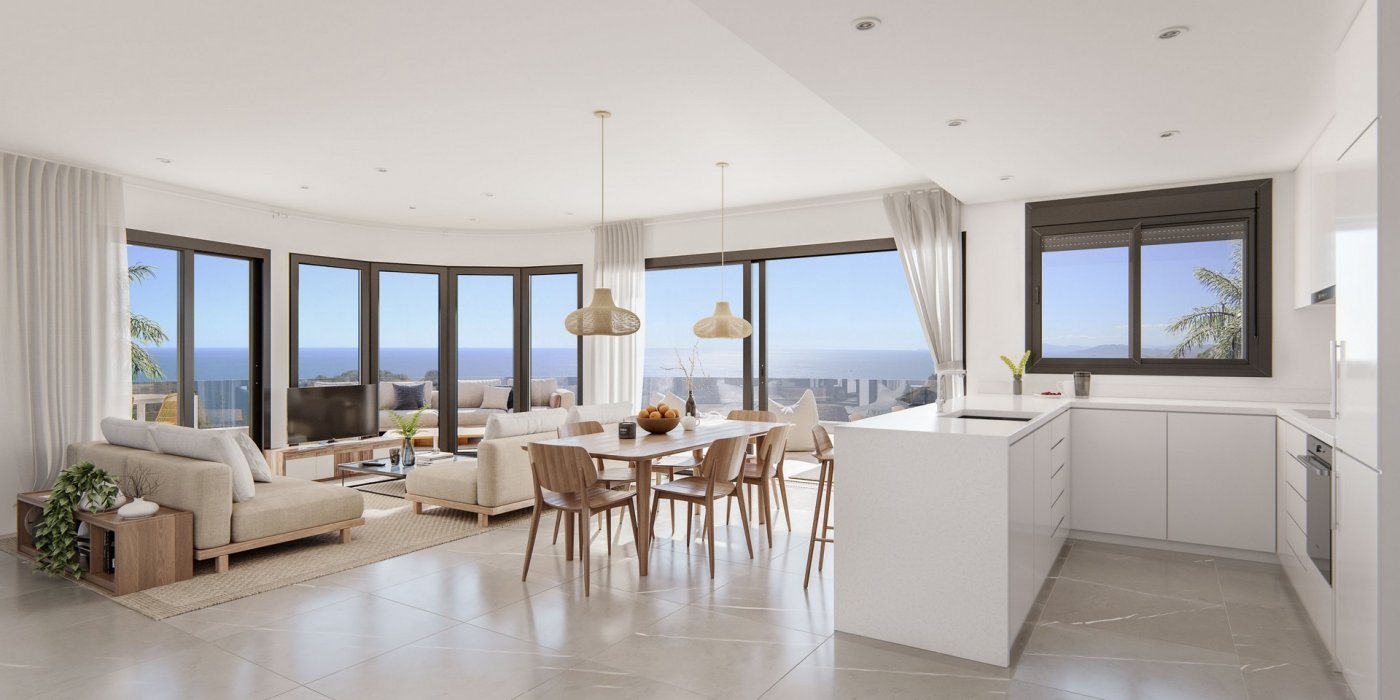 Key-Ready New Build 2 Bedroom Penthouse with 98 m² Terrace and Sea Views for Sale in Águilas, Costa Cálida