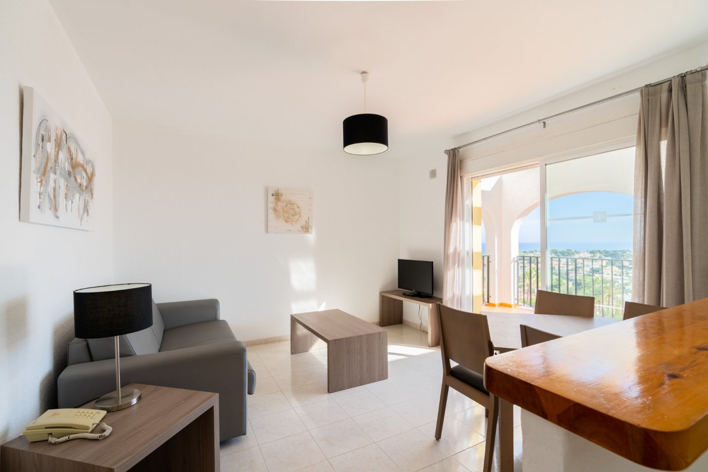 Charming 1 Bedroom Top Floor Apartment with Sea Views for Sale in Calpe